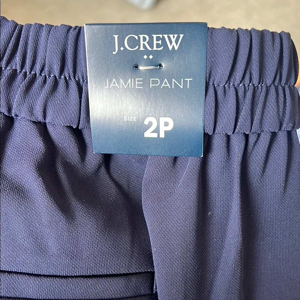 J. Crew Factory Blue Ankle Cropped Pants - Picture 3 of 6